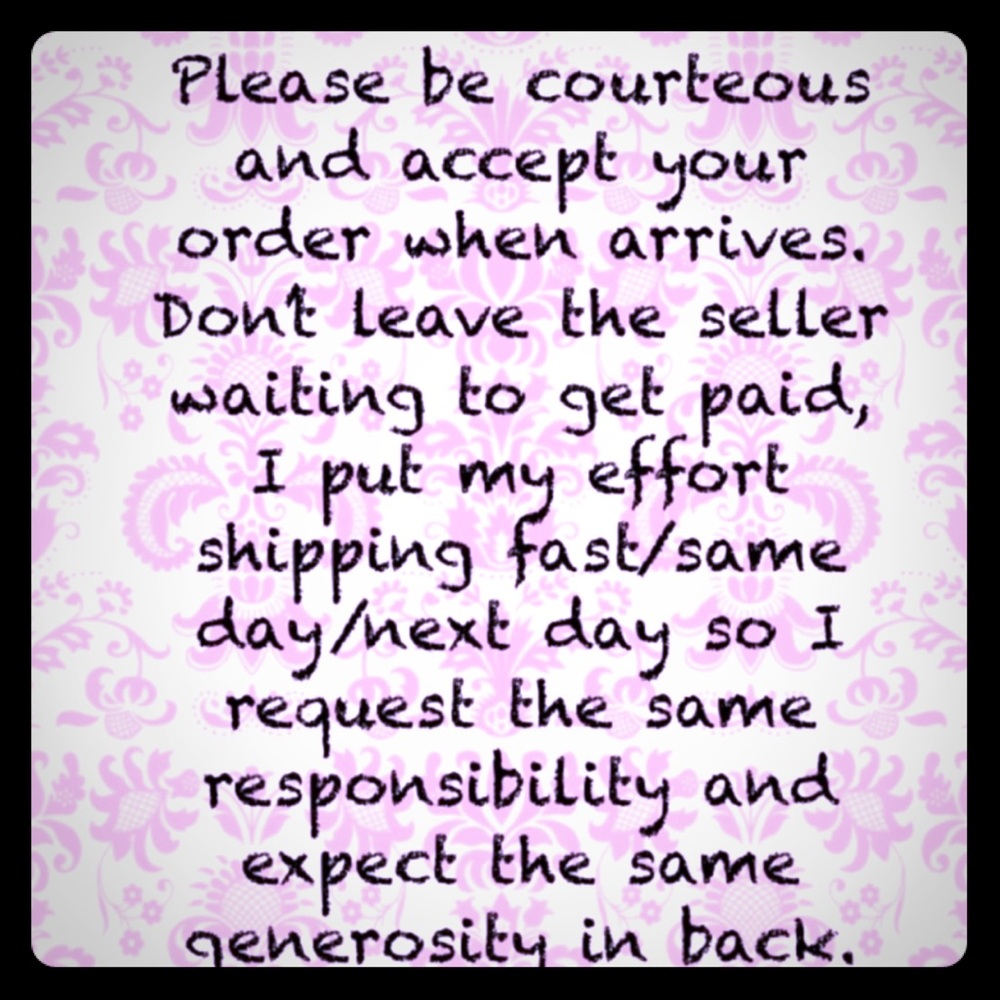 Please Be Courteous and POSH Politely !! - Picture 3 of 9